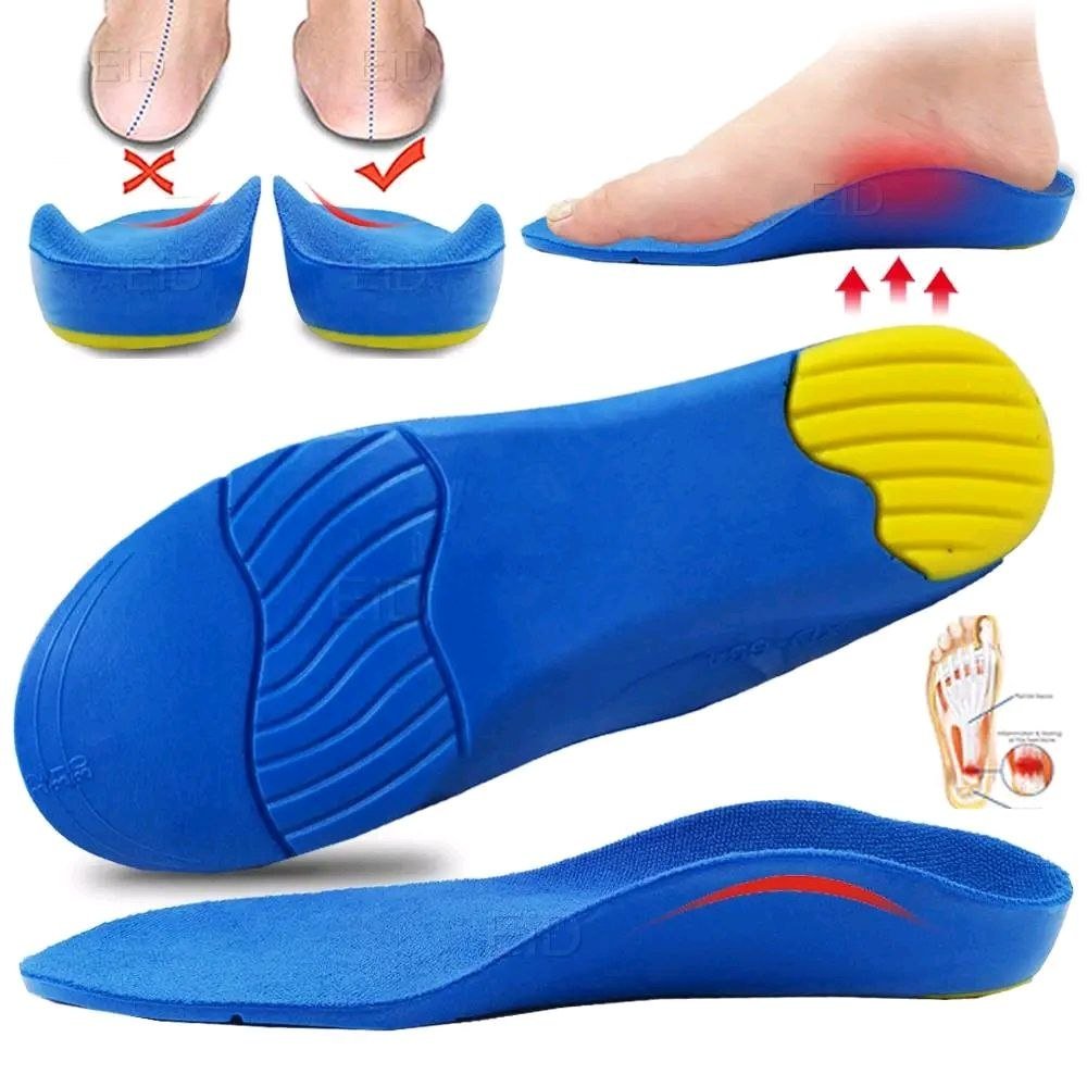 Paire de semelles orthopédiques pieds plats enfants et adultes de P19 à P45