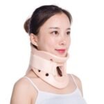 Collier cervicale adulte semi rigide - orthèse médical de traction du cou – Image 2